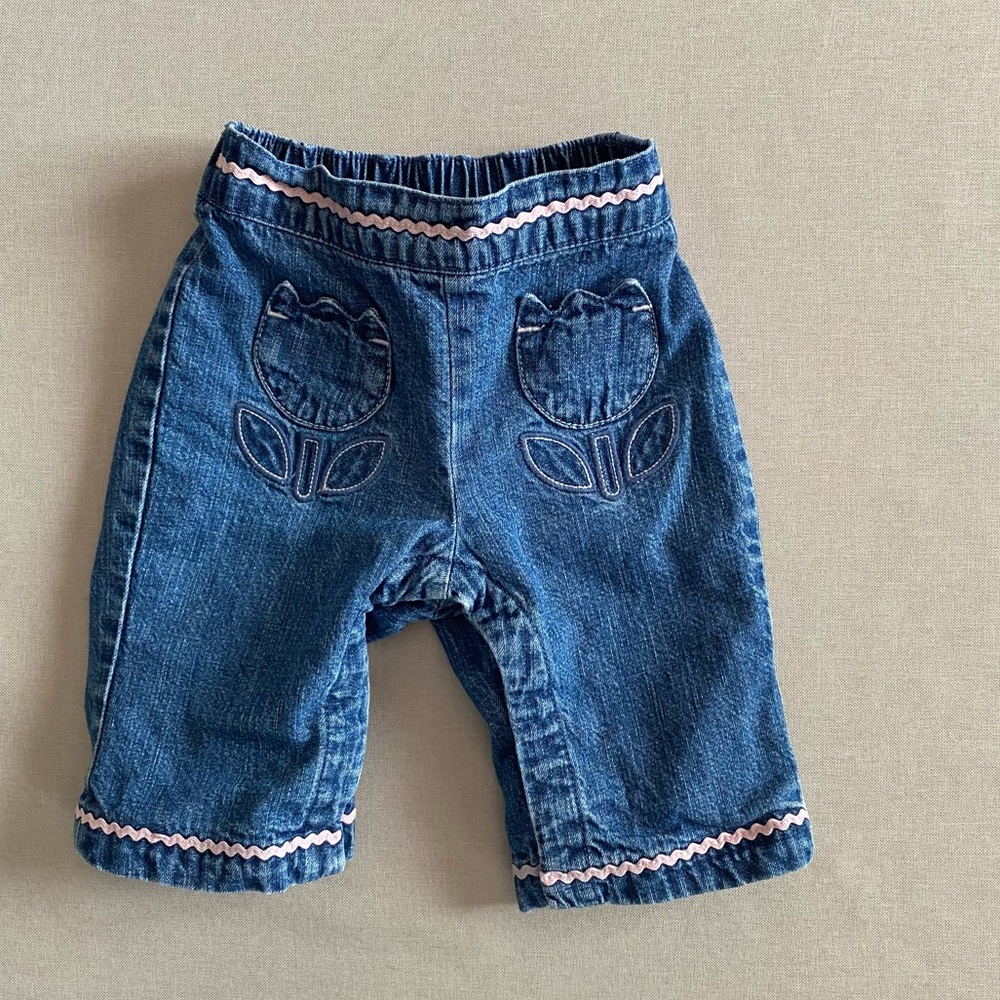Vintage Gap Tulip Pocket Denim Lined Jeans 0-3 Months